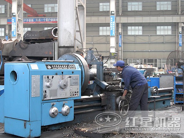 流動河卵石打沙機車間生產圖