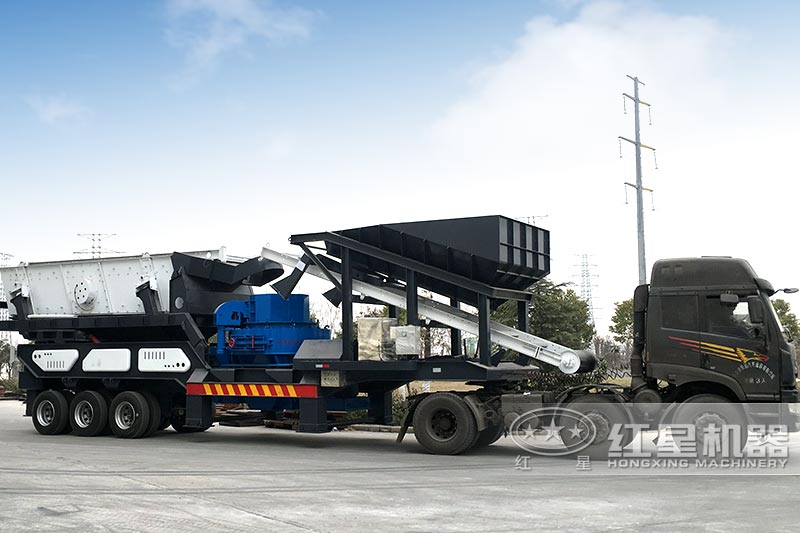 車載小型移動制砂機發貨