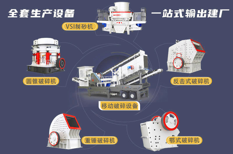 移動式建筑垃圾粉碎機常見組合設備